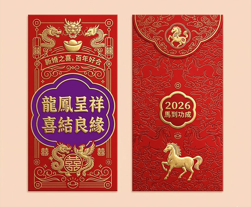 高端燙金利是封